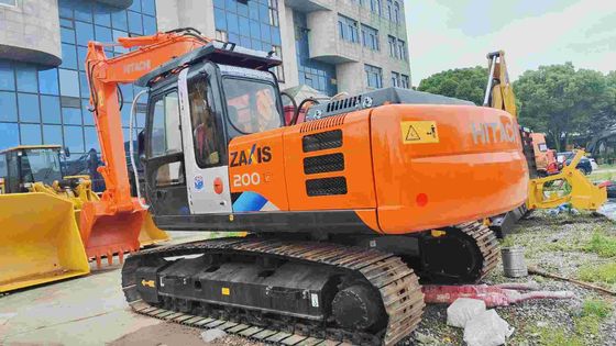 In gutem Zustand 19400KG Orange Gebraucht Hitachi Bagger Zx200 mit ISUZU AA-6BGIT Motor