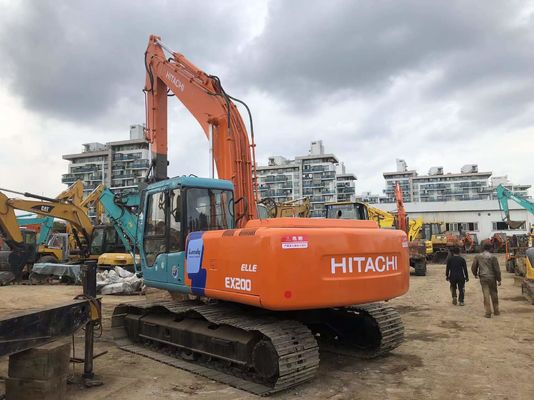 In gutem Zustand Gebraucht 19400KG Orange Hitachi Bagger Zx200 mit ISUZU AA-6BGIT Motor