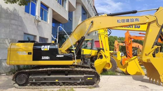 Gebrauchtes CAT 320D2 Caterpillar Bagger 20-Tonnen mittelgroße Grabmaschine Werkplatz bereit
