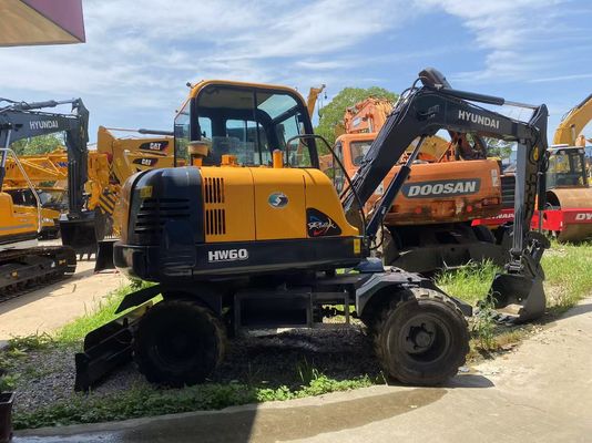 Low Price Marke Radbagger Hyundai 60 Digger 6 Tonnen Gebrauchtbagger