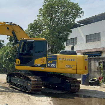 Gebrauchtes Baumaschinenwerk Komatsu PC220 PC220-7 Graber Hydraulischer Bagger Crawler 22 Tonnen Gebrauchtkomatsu Bagger