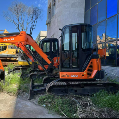 Japan Original Hitachi ZX50U-2 Minibagger 3-50 Tonnen Maschinen Qualitätssicherung Gebraucht Raupen-Schwerlastgerät Motor Motor Getriebe Kern