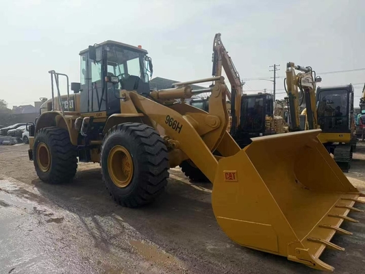 90% neuwertiger, gebrauchter japanischer Original Caterpillar 966H Radlader, Nennlast 6 Tonnen, hochwertige Baumaschine für Erdbewegung