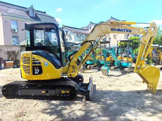 2022 gebrauchtes Komatsu PC55 Minibagger, 5,5 Tonnen. Null Schwanzschwung. Gebrauchtes Minibagger. 2000 Stunden.