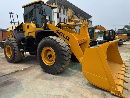 Gebrauchtes Radlader SDLG 956 aus China mit Kernmotor und Pumpenkomponenten Front-End-Lader LG956L zum Verkauf