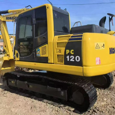 Komatsu PC120 Bagger 12 Tonnen Minibagger Hydraulischer Crawler Gebraucht Bauwirtschaft