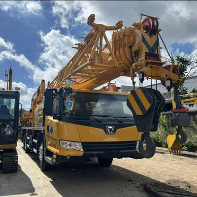 Hydraulischer Teleskopausleger Gebraucht Mobil LKW Kran zum Verkauf Fabrikautorisierter Guter Preis 25 Tonnen LKW 48,5 m Hubhöhe