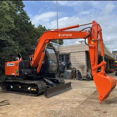 Gebrauchter japanischer Original Hitachi EX60 kleiner 6-Tonnen-Raupenbagger in gutem Betriebszustand zu verkaufen
