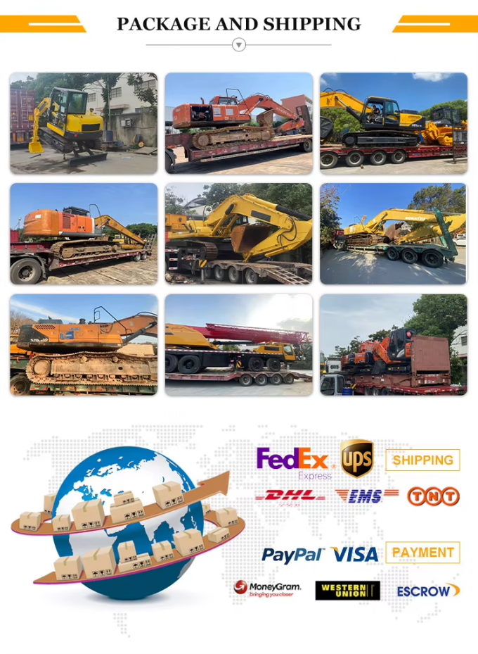 Caterpillar 325B 325BL Gebrauchtbagger Cat 325BL 325D 325DL 325D2 Bagger mit leistungsstarkem Motor 6